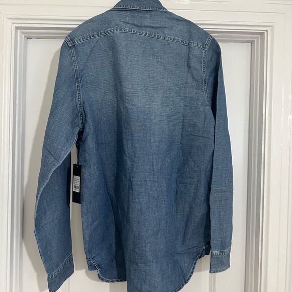 ONE TEASPOON HOMME LIBERTY SHIRT BLUE - Picture 5 of 9